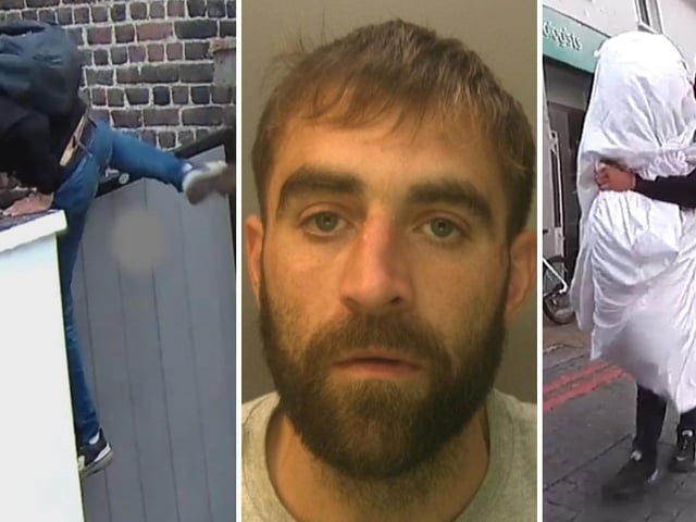 Steven Convey has been sentenced after he pleaded guilty to committing a series of burglaries in Brighton. Between July 20 and August 2, both residential properties and businesses were targeted in St Nicholas Road, Kensington Street, Queens Place, Ditchling Road and Kings Road. During police enquiries, CCTV uncovered Convey's brazen offending, often committed during daylight hours. In one incident on July 20, Convey was found to have prowled St Nicholas Road in Brighton, trying to find an unsecured property. He entered a communal door and was confronted by a resident, before going on to fabricate a story of being at the wrong address. A short while later, a nearby property was burgled and had their car stolen. Convey was found to have been the man responsible. Four days later, Convey broke into another property and stole multiple items including a TV. He hailed down a workman who was driving along London Road, asking them if they could give him and 'his TV' a lift to his address. Of course, the TV was not his. Following police enquiries, Convey was linked to the series, and he was tracked down and arrested in London on August 4. When he was searched, a number of items were found on Convey, including jewellery stolen during recent burglaries. Convey, 35, of Hythe Road, Kent, was charged the following day with five counts of burglary and theft, one count of burglary, other than a dwelling, two counts of attempted burglary, theft of a motor vehicle, attempted theft of a motor vehicle, and for fraud by false representation. He appeared at Lewes Crown Court on September 3 where he pleaded guilty to all charges. He was remanded into custody ahead of his sentencing. At Lewes Crown Court on October 9, Convey was jailed for three years.