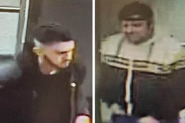 Police are appealing for these two men to come forward as they may have a witnessed a sexual assault in Yates Wine Bar, Robertson Street, Hastings