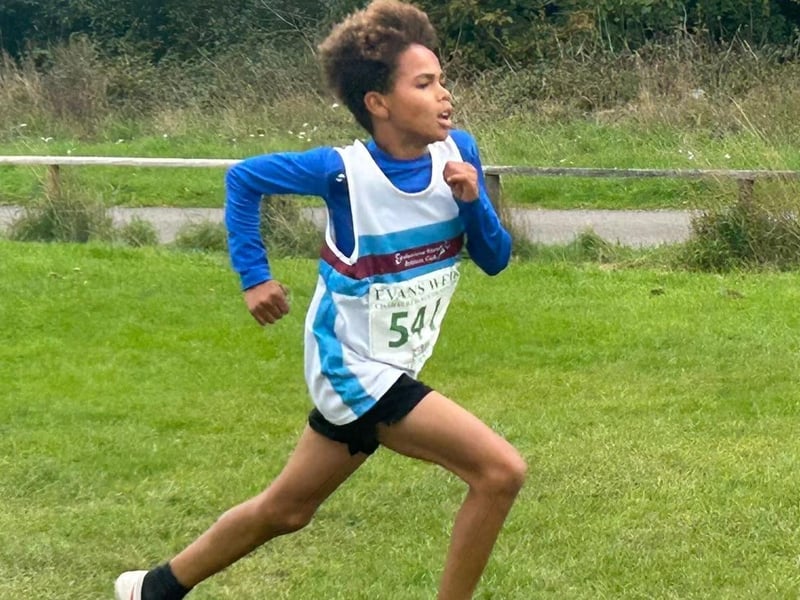 Aidan Wai - 4th, Under-11 boys race