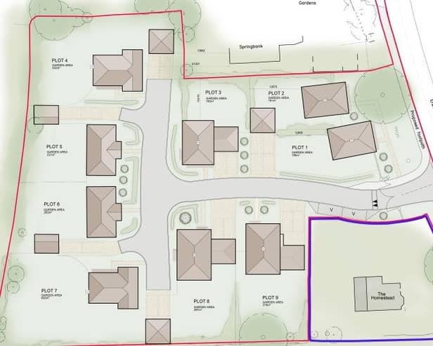 The proposed development in Ersham Road, Hailsham. Image: Building Design Studio