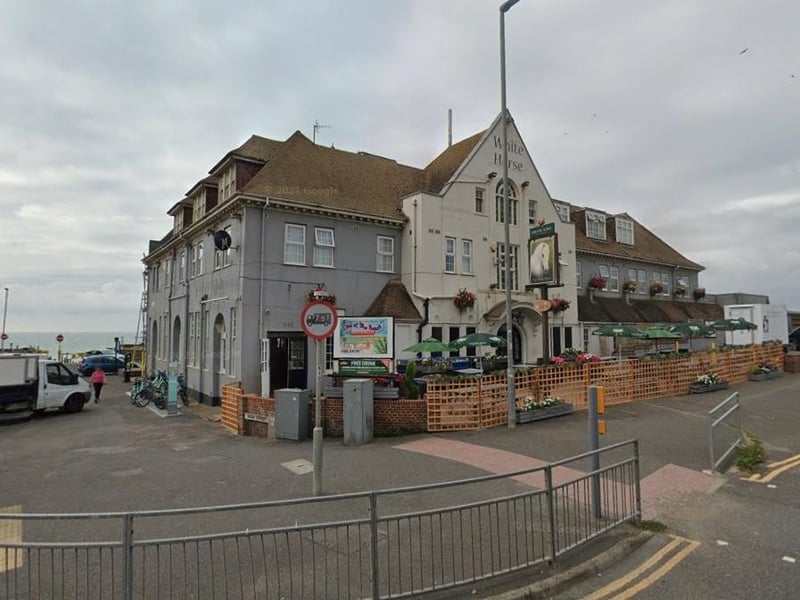 The White Horse Hotel, in High Street, Rottingdean, is a coastal pub with a large terrace garden – and great sea views.