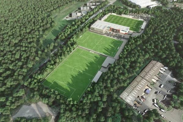 Proposed new football stadium for Hastings