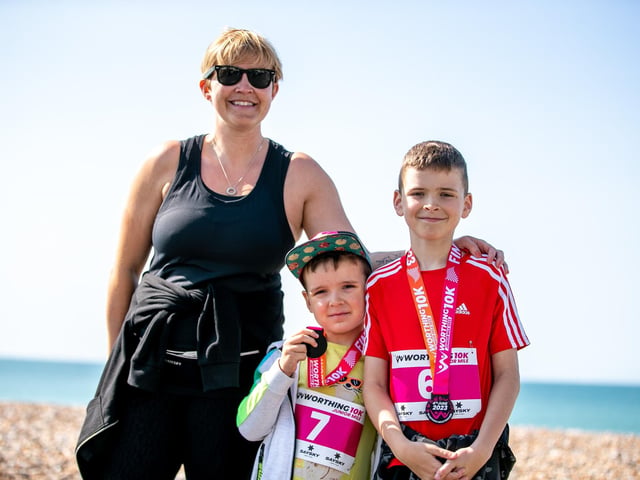 Images from a sun-baked Worthing 10k