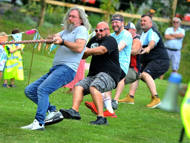 Fun and games in Denton Gardens at the community picnic