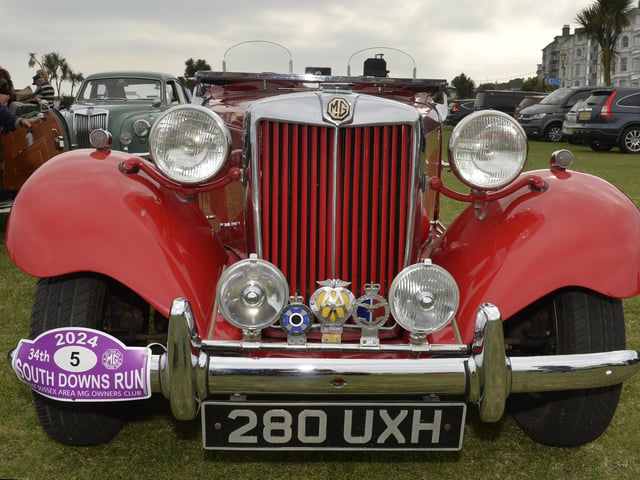 MG owners South Downs Run 2024 (Photo by Jon Rigby)