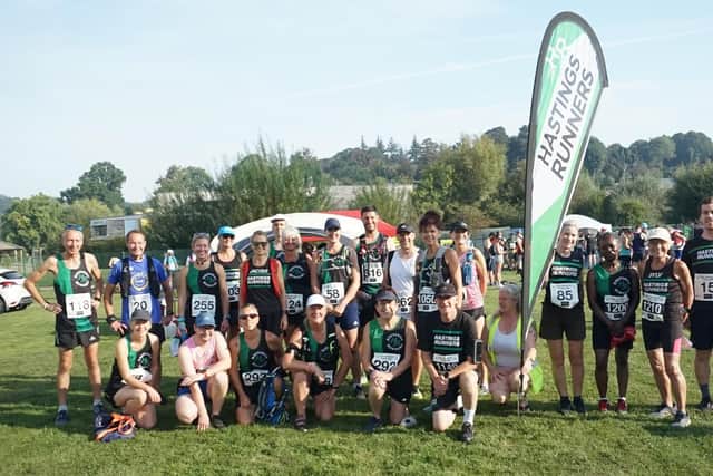 Hastings Runners at the Rye Anicient Trails race | Picture via Hastings Runners