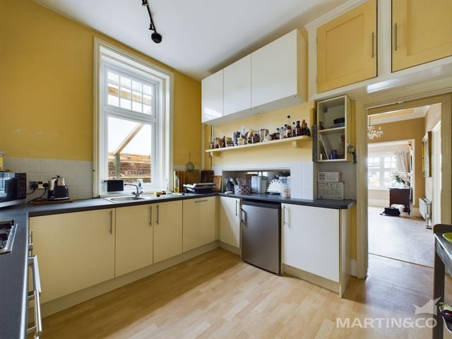 The former Butterfly House Day Nursery in Littlehampton is a five-bedroom, semi-detached house that is now on the market with Martin & Co at £695,000