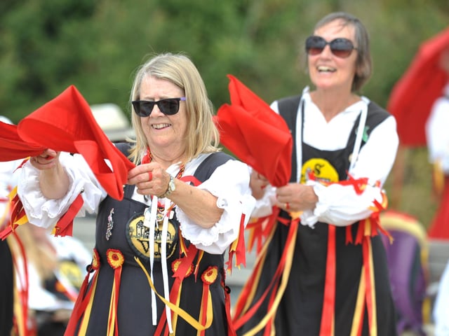 Sompting Village Morris performance