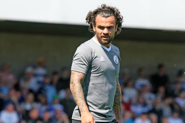 EA Sports has given Crawley Town’s Dom Telford the joint-highest rated card for a League Two striker in their new game, FIFA 23. Picture by Derek Martin Photography and Art