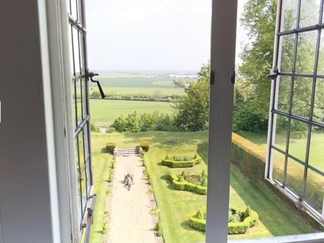 View over the landscaped gardens
