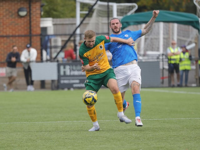 Action from Horsham's entertaining Isthmian Premier stalemate with Billericay Town