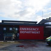 There have been chaotic scenes outside East Surrey Hospital in Redhill with cars and ambulances queuing to get onto the premises because of building works
