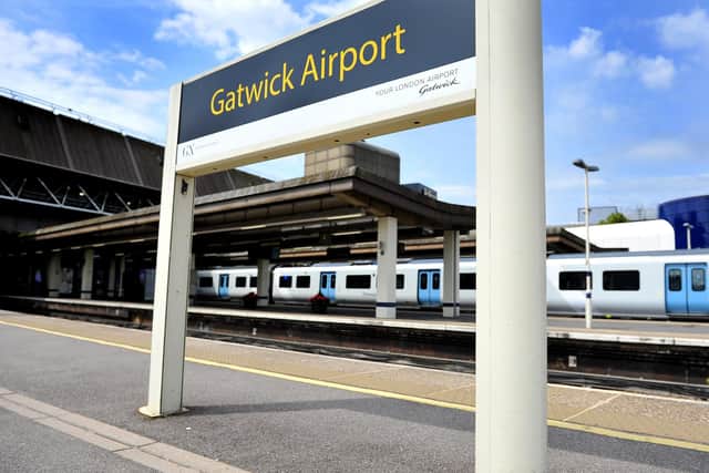 Gatwick Airport station. Pic Steve Robards SR1917820