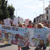 BHT Sussex staff at Pride Festival
