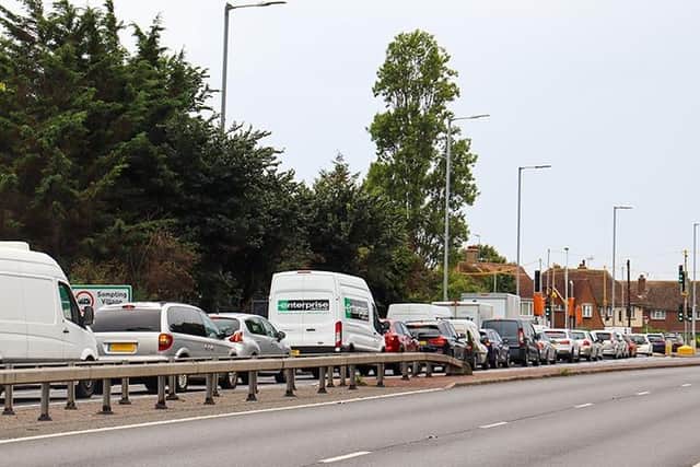 A27 congestion at Worthing. Picture: Adur and Worthing councils