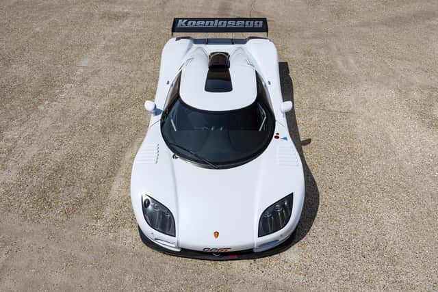The 2007 Koenigsegg CCGT GT1 Competition Coupé was one of the highlights at the Goodwood Festival of Speed 2023 auction. Photo: Bonhams|Cars