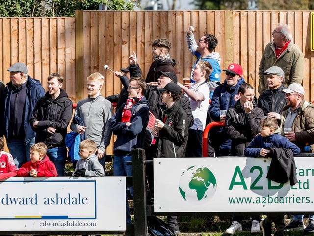 Action from Eastbourne Borough's defeat at Welling in National League South