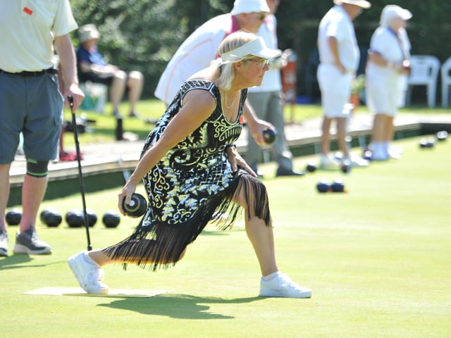 Crawley Bowls Club celebrated its 100th birthday with centenary matches and a celebration event. Teams were dressed in 1920s outfits. SR2508147 Pic S Robards/Nationalworld