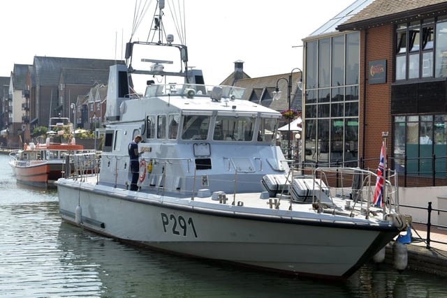 HMS PUNCHER at Sovereign Harbour (Photo by Jon Rigby)