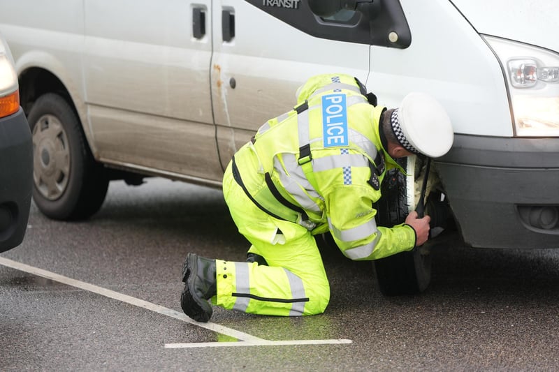 Spot checks were carried out at a Lancing car park, as part of a multi-agency operation. Lead authority West Sussex County Council is working to 'both deter and disrupt fly tippers and avoid other waste crimes'. Some vehicles in the Beach Green car park were found with no insurance, no waste licence, cut tyres and were overladen.