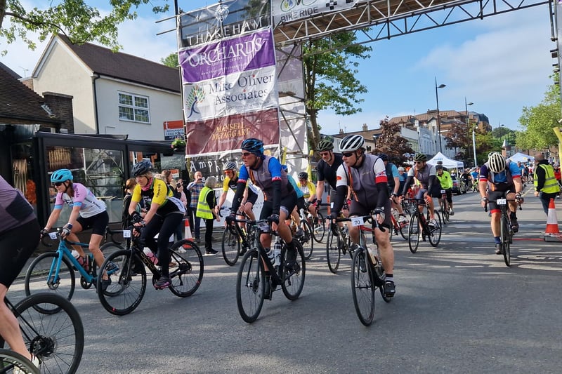 The Greater Haywards Heath Bike Ride 2024 took place on Sunday, May 19, and started at The Broadway