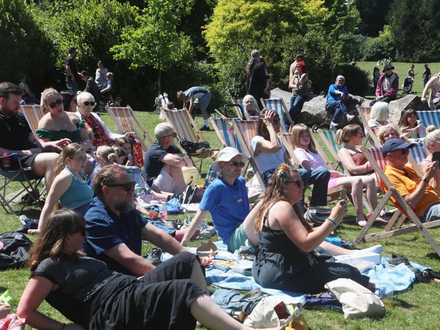 Crowning of the May Queen in Alexandra Park, Hastings, on May 11 2025. Photo by Roberts Photographic.