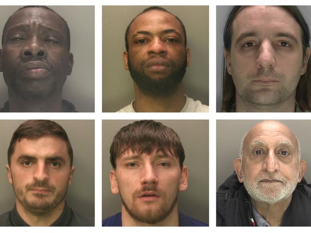 These are some of the most serious, high profile and prolific offenders who were jailed in the final month of 2024