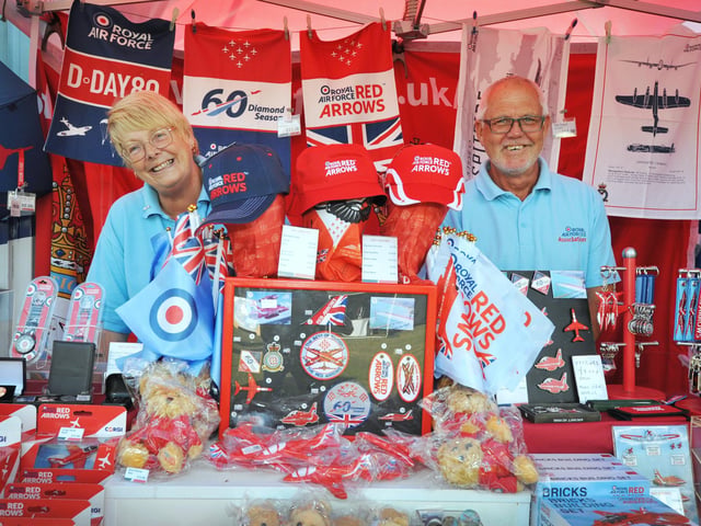 Start of Airbourne 2024 on August 15 in Eastbourne - Static displays on Western Lawns as the event opened to the public.