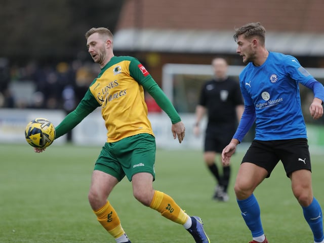 Isthmian Premier action from Horsham's excellent 3-1 home win over play-off chasing Billericay Town on Saturday