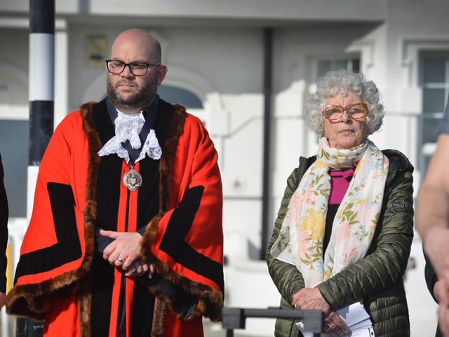 National Covid Day of Reflection in Bexhill on March 9 2025.