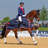 Carl Hester won three Grand Prix titles at the I.C.E. Horseboxes All England Dressage Festival  (c) Elli BirchBoots and Hooves Photography
