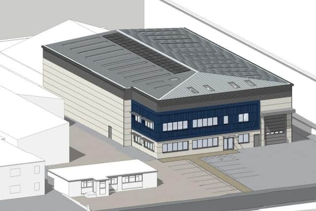 Proposed new home for Strings & Things at Lancing Business Park