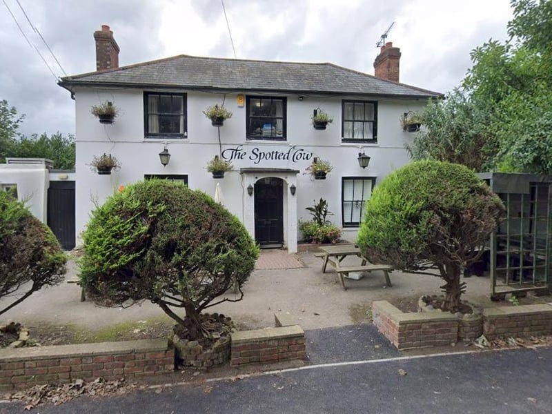 The Spotted Cow, in High Street, Angmering, is rated 4.3 out of 5 from 655 reviews