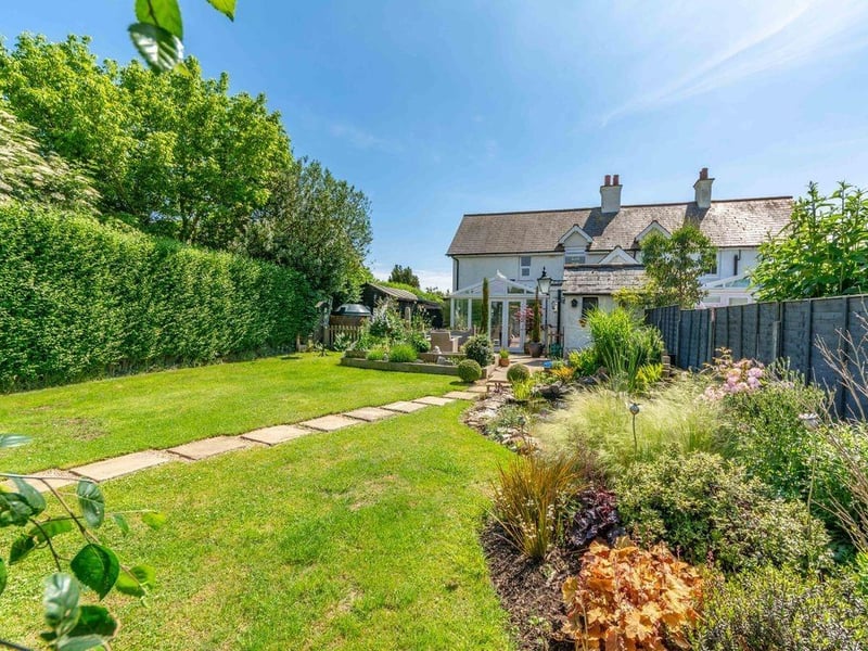 This three-bedroom character property is beautifully presented and Barnham-based Pegasus Properties say the attractive landscaped garden is of particular note.