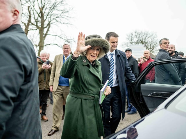 Darren Cool Images : Queen Camilla at Plumpton Racecourse