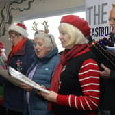 Eastbourne Christmas Craft Fair and carol singing (photos by Jon Rigby)