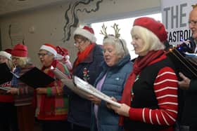 Eastbourne Christmas Craft Fair and carol singing (photos by Jon Rigby)