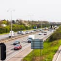 There will be a second weekend slip lane closure at the M25 Junction 11 near Chertsey this weekend. Picture courtesy of Surrey County Council
