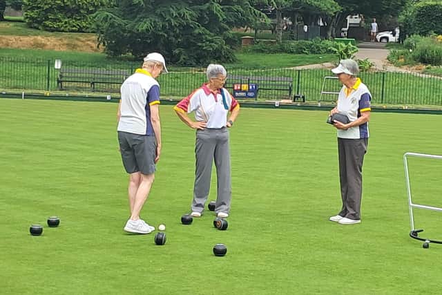 Linda Huntley defeated Caren Stoffberg in her first Champion of Champions match