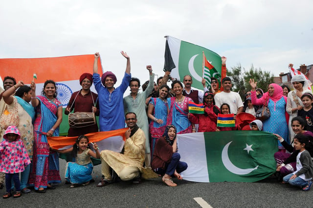 Members of Worthing's Indian community ready for the parade