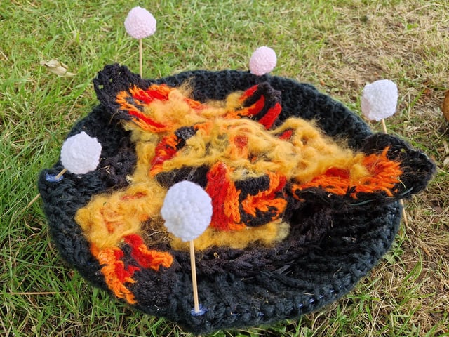 Marshmallows round the campfire