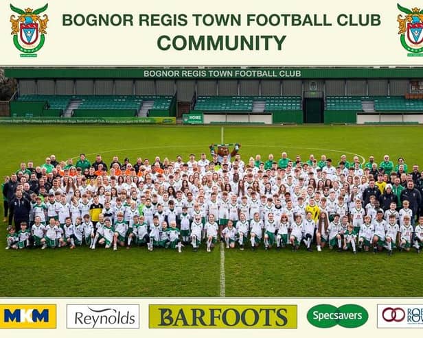 The special photo produced to celebrate the Rocks' 35 teams and community links | Picture: BRTFC