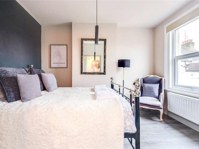 This end-of-terrace house in Worthing town centre has been completely refurbished - with no expense spared. It is on the market with Michael Jones Estate Agents and offers over £440,000 are invited.