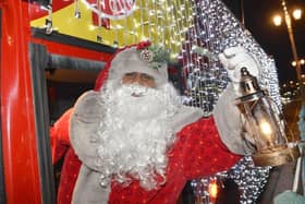 The Santa Bus, which travels across Brighton to help raise money for local charities, will be heading to Crawley this year.