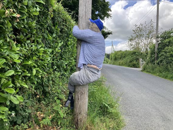 Scarecrows of all shapes and sizes are currently on show in Colgate as part of the village's annual fun competition