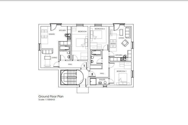 Ground floor plan - illustrative use only