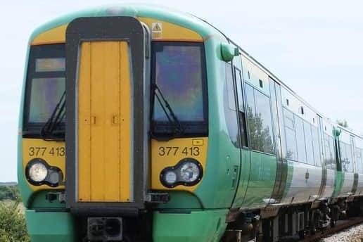 Police officers have been called to a deal with an incident on the railway between Hove and Worthing.