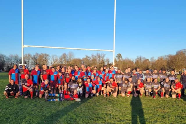 A great turnout for the Heath RFC veterans competition
