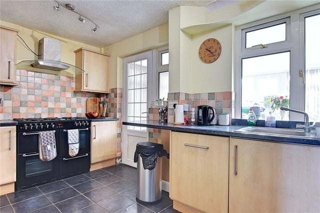 This three-bedroom terraced house with substantial garden is on the market with Michael Jones Estate Agents priced at £340,000