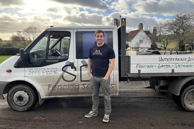 Upper Beeding fencing contractor Sam Bartholomew has been finding empty Amazon packages in the back of his trailer every week for the past month